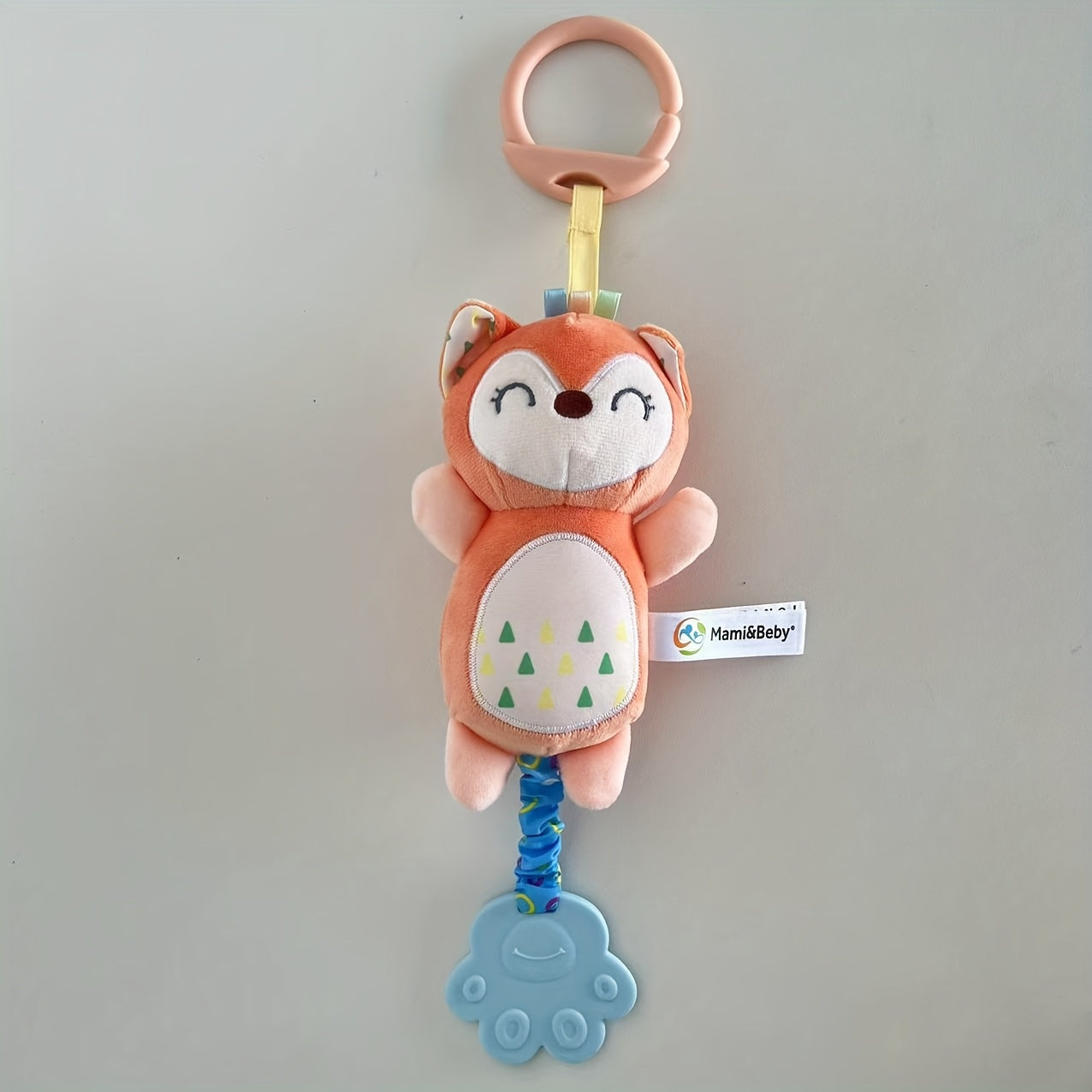 Cartoon Hanging Rattle Toys, Soft Baby Hanging Toys WithWind Chimes, Stroller Car Seat Crib Plush Animal Activity Toys Gift ForNewborn Toddlers 0, 3, 6, 9, 12, 36 Month