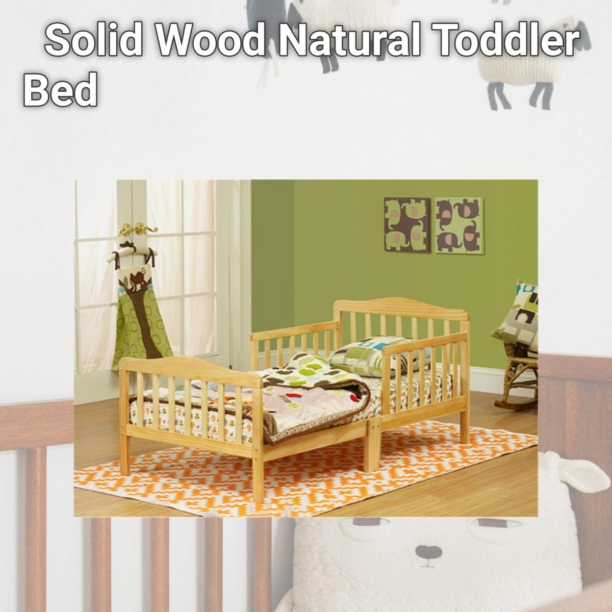 212 Main Solid Wood Natural Toddler Bed