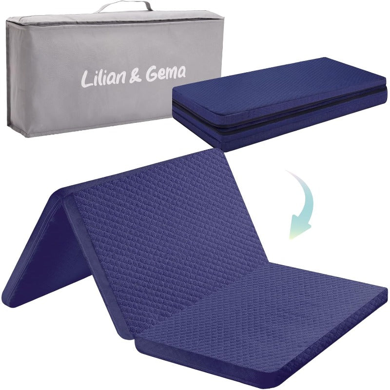 Pack and Play Mattress 38x26x1.5 Pack N Play Mattresses Pad for Play Pen and Playard Premium Foam Playpen Mattress Topper with Washable Cover Traveling Bag for Baby Toddler