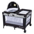 Nursery Den Playard with Snooze Pod and Flipover Changer, Hidden Jungle Trio Black