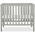 4-in-1 Convertible Mini Crib, Cool Grey