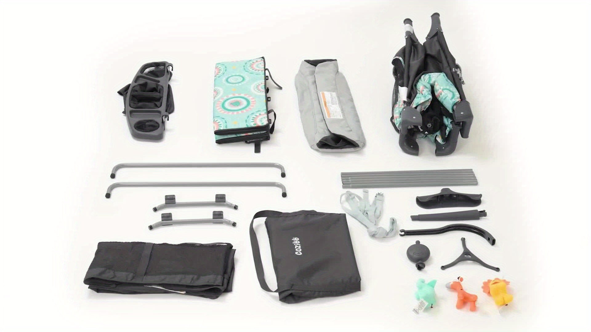 5-in-1 Portable Baby Cradle Side Bed with Removable Changing Table, Mattress, Storage Shelf, Music Player, and Three Height Settings, Providing A Spacious Playpen for Infants. Suitable As A Birthday Or Holiday Gift.