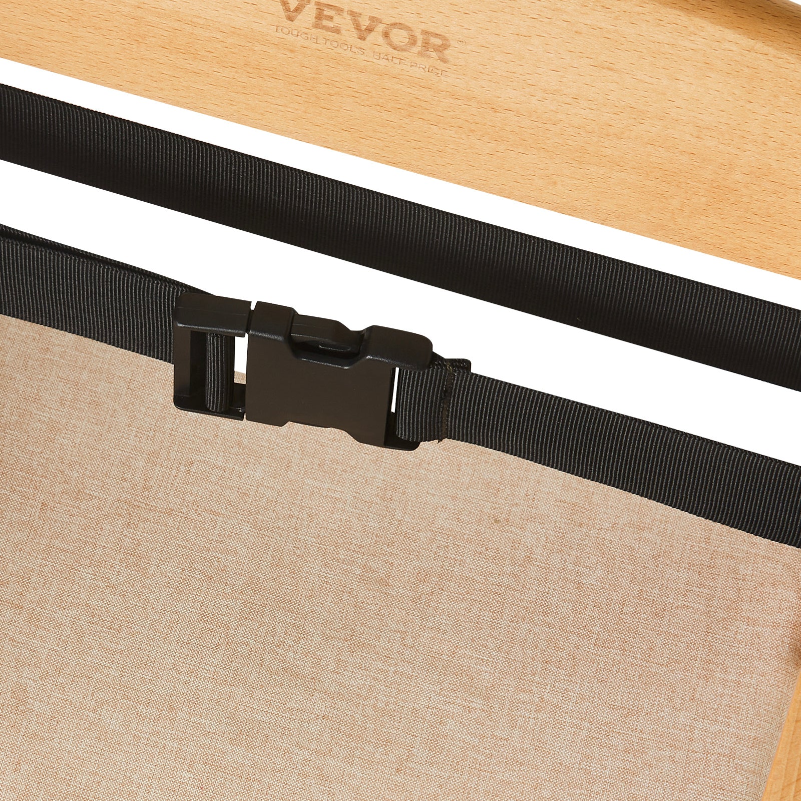 VEVOR Wooden Convertible Adjustable Feeding, Eat & Grow High Cushion, Portable Baby Dining Booster Seat, Beech Wood Toddler Chair, Natural