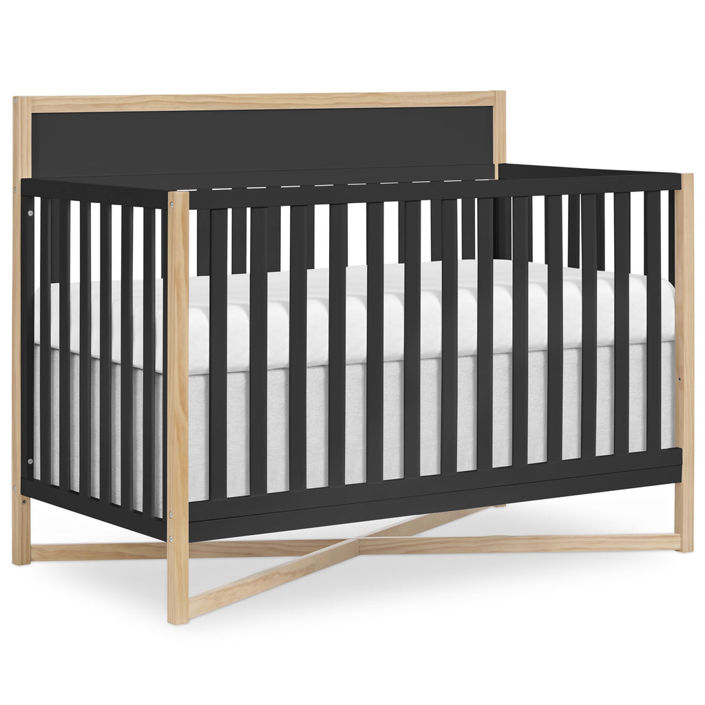 Owen 5in1 Convertible Crib, Matte Black