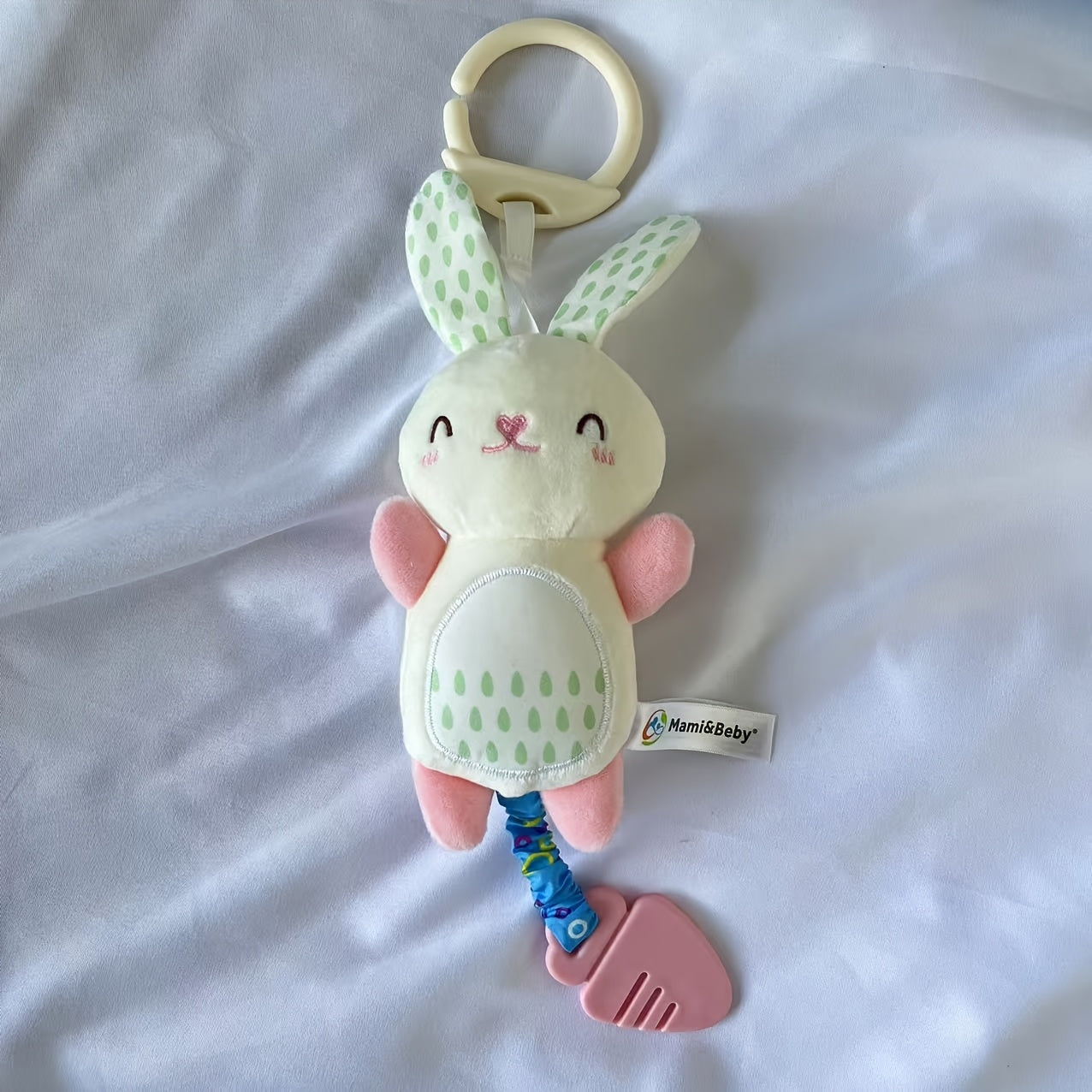 Cartoon Hanging Rattle Toys, Soft Baby Hanging Toys WithWind Chimes, Stroller Car Seat Crib Plush Animal Activity Toys Gift ForNewborn Toddlers 0, 3, 6, 9, 12, 36 Month